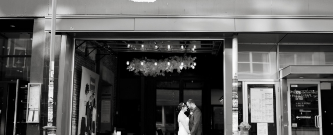 Intimate wedding Quebec City R&M Le Cercle dinner Saint Roch restaurant