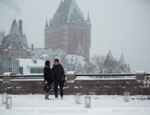 Scenarios of unique & romantic marriage proposals in Old Quebec city!