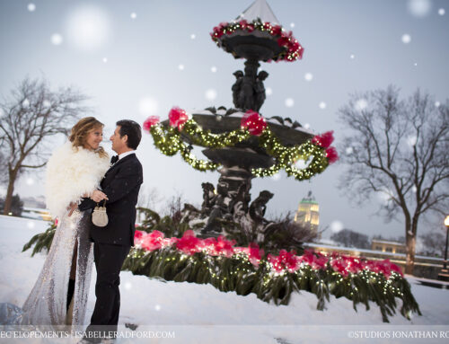 Mariage hivernal à Québec