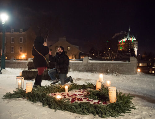 Demande en mariage- Ville de Québec