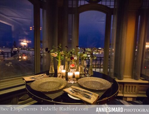 Diner nuptial intime