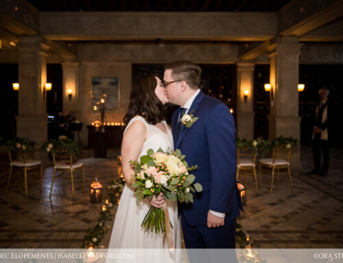 Le bouquet neuf février: Un bouquet hivernal créé pour Caitlynn