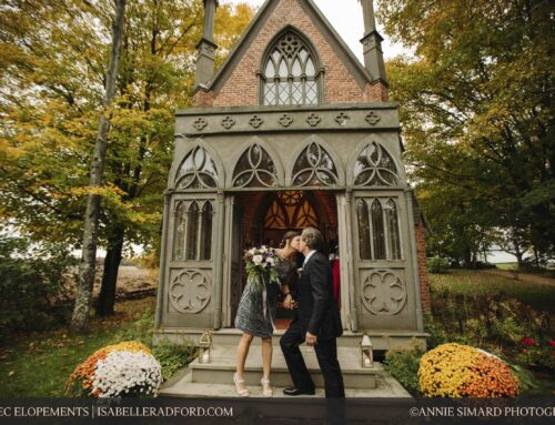 QUEBEC’S COUNTRYSIDE CHAPEL INTIMATE CEREMONY